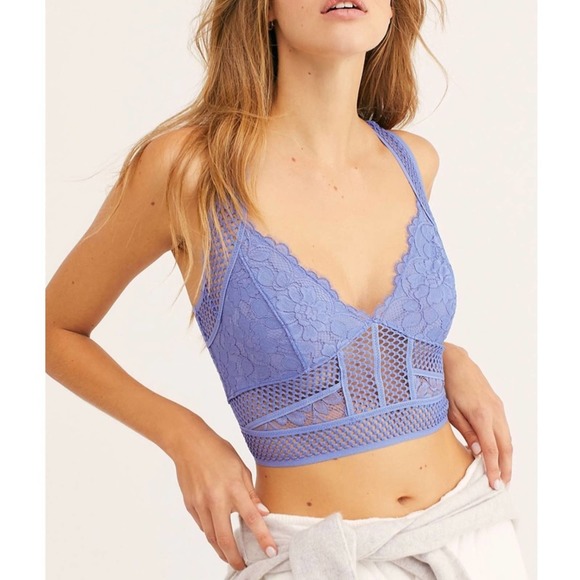 Free People Other - Free People NWT Sitting Pretty Brami Medium Blue
